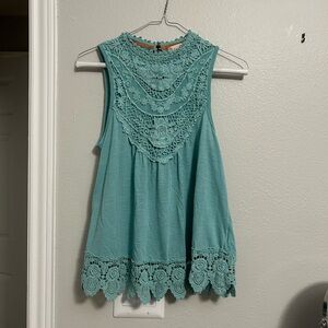 Altar’d State Tank Top with Lace Pattern Women’s Size Small